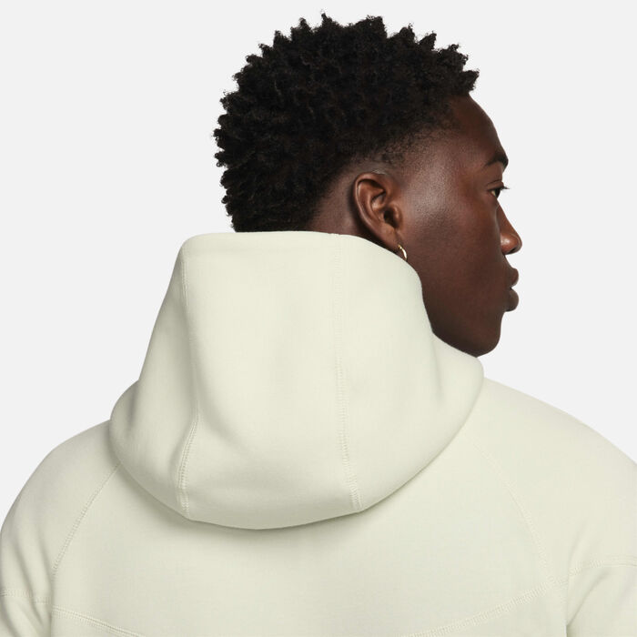 Nike Men's Sportswear Tech Fleece Windrunner Full-Zip Hoodie Ivory Nike Men's Sportswear Tech Fleece Windrunner Full-Zip Hoodie Ivory image number 8
