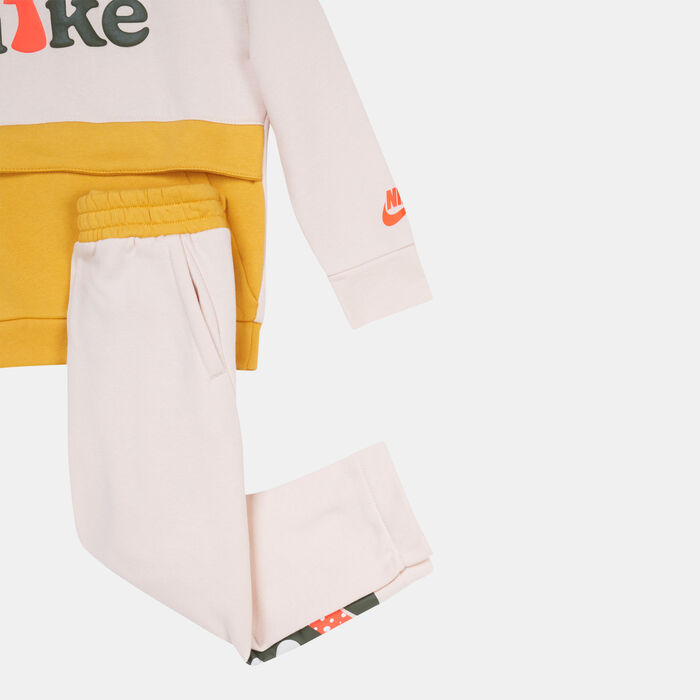 Nike Kids' Mushroom Pullover Hoodie and Joggers Set (Baby and Toddler) White Nike Kids' Mushroom Pullover Hoodie and Joggers Set (Baby and Toddler) White image number 1