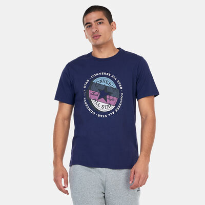 Converse Men's Chuck Taylor Patch Remix T-Shirt Blue