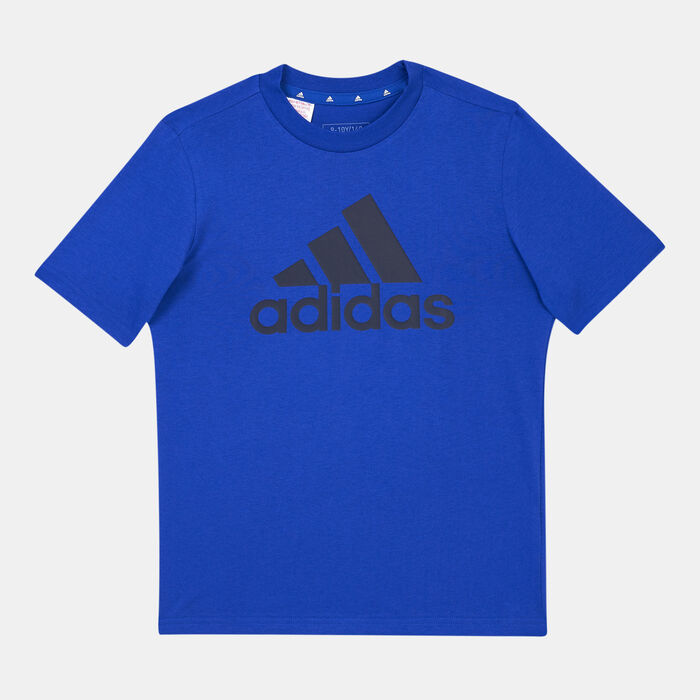 adidas Kids' Essentials Big Logo T-Shirt Blue image number 0
