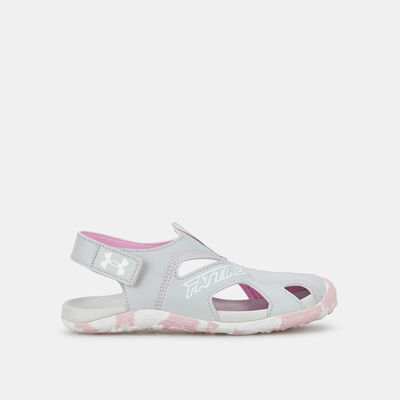 Under Armour Kids' UA Fat Tire Defender Sandals Grey Under Armour Kids' UA Fat Tire Defender Sandals Grey