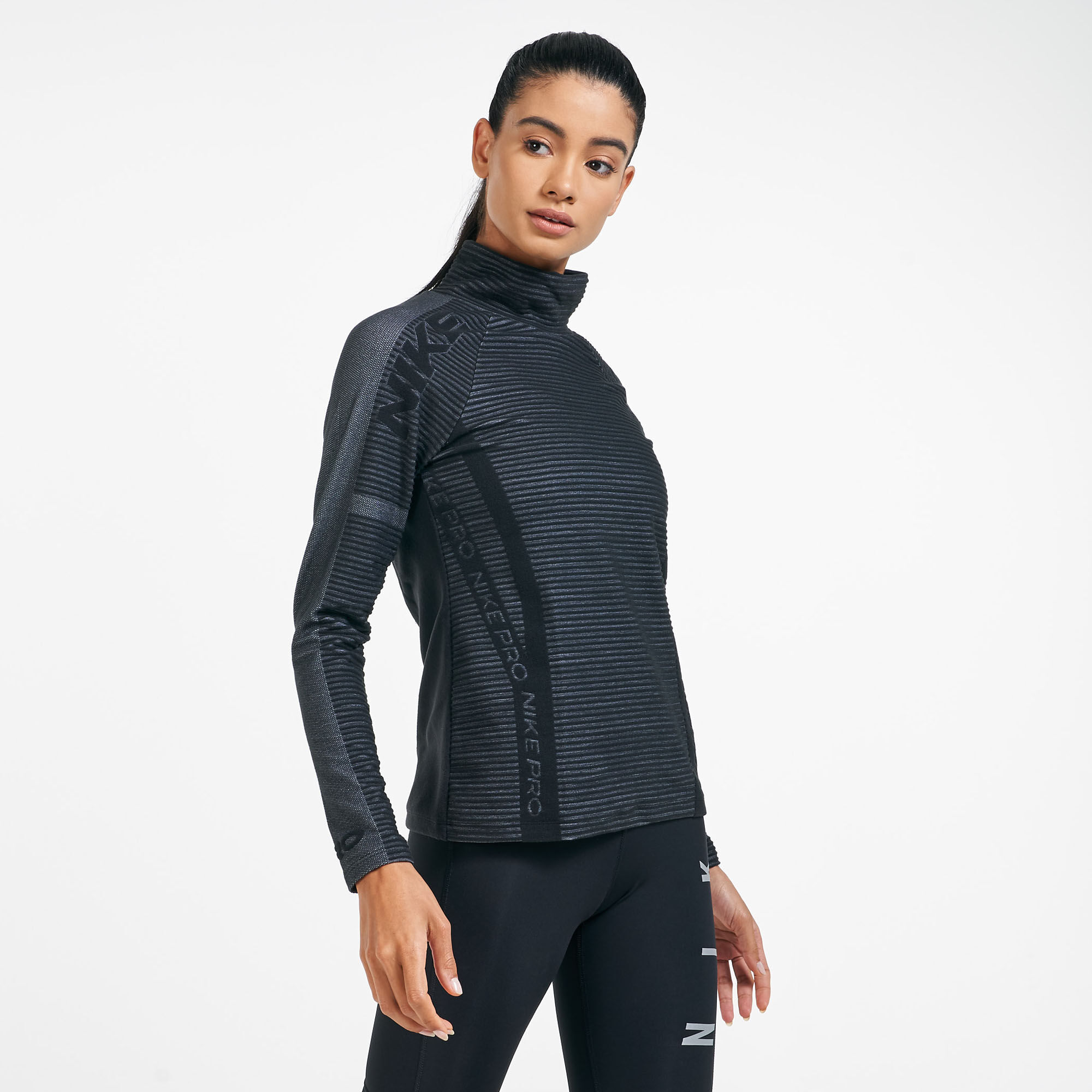 Nike women's pro hyperwarm long sleeve shirt deals