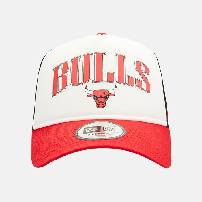 New Era Men's NBA Chicago Bulls Retro E-Frame Trucker Cap Red New Era Men's NBA Chicago Bulls Retro E-Frame Trucker Cap Red image number 0