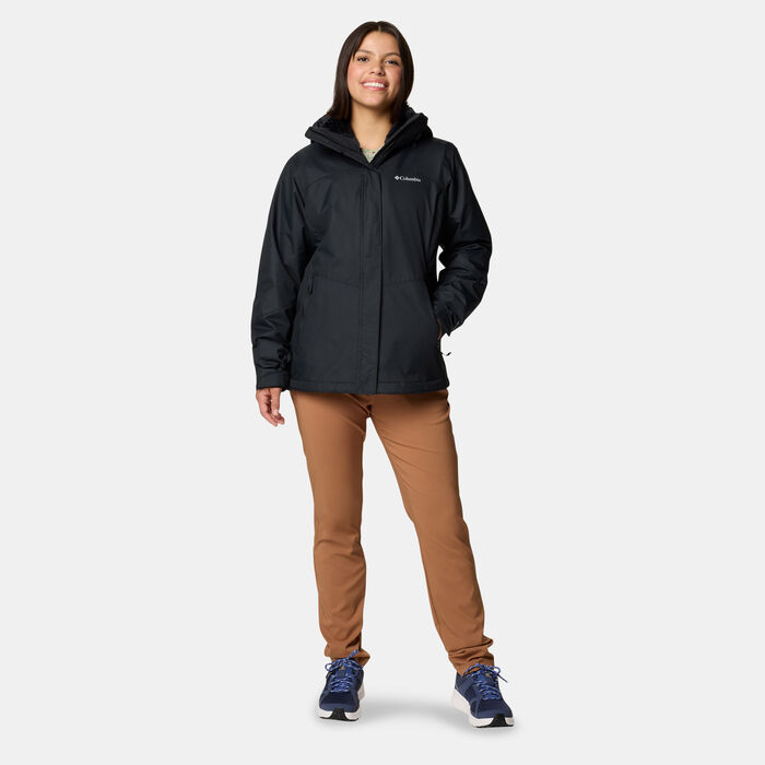 Columbia Women's Bugaboo II Fleece Interchange Hiking Jacket Black Columbia Women's Bugaboo II Fleece Interchange Hiking Jacket Black image number 2