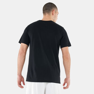 Nike Men's NBA Dri-FIT Chicago Bulls Logo T-Shirt Black