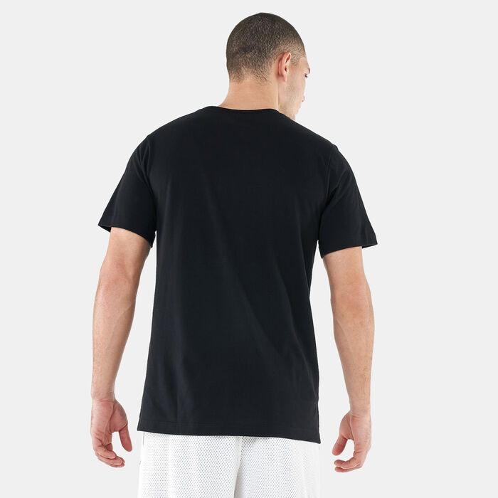 Nike Men's NBA Dri-FIT Chicago Bulls Logo T-Shirt Black Nike Men's NBA Dri-FIT Chicago Bulls Logo T-Shirt Black image number 1