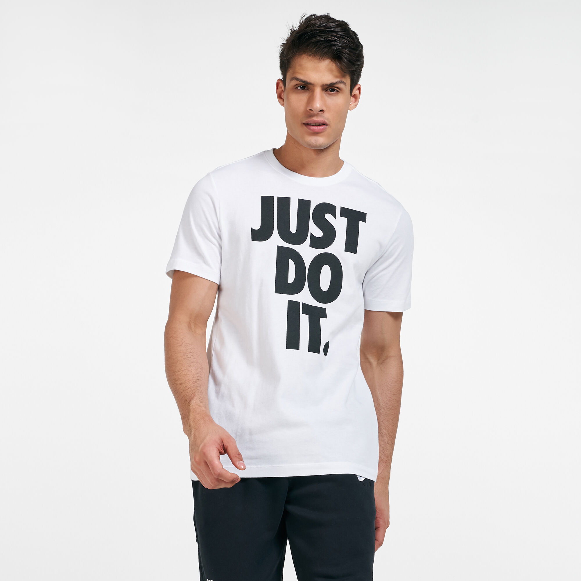Men s Just Do It Icon T Shirt White Nike in Qatar SSS