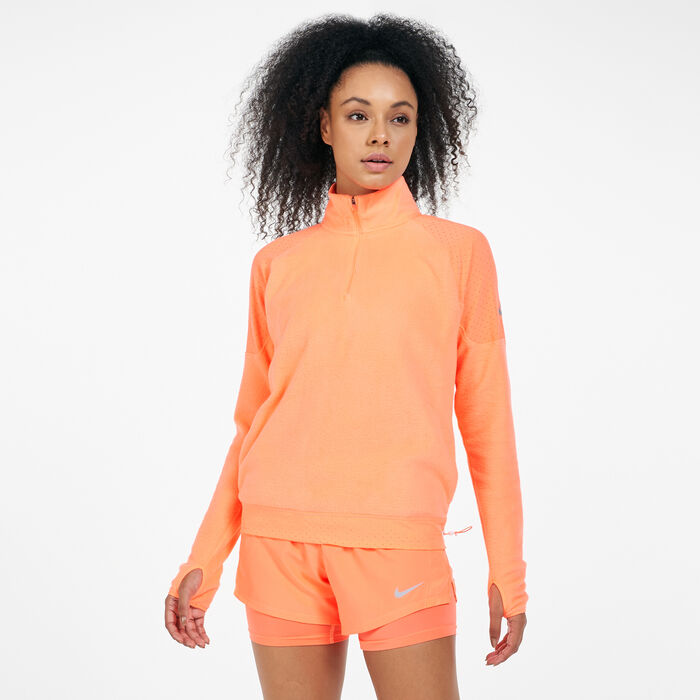 Nike Women's Air Midlayer T-Shirt Orange image number 0