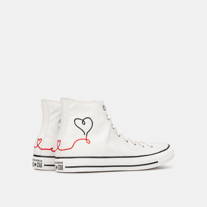 Converse Kids' Valentine's Day Chuck Taylor All Star Shoe White Converse Kids' Valentine's Day Chuck Taylor All Star Shoe White image number 2