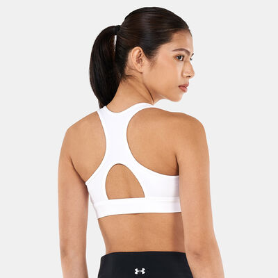 Under Armour Women's Mid-Support Training Sports Bra White Under Armour Women's Mid-Support Training Sports Bra White