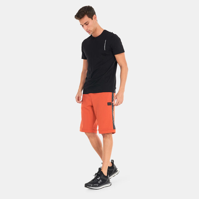 EA7 Emporio Armani Men's Train Tape Logo Series Shorts Red EA7 Emporio Armani Men's Train Tape Logo Series Shorts Red image number 2
