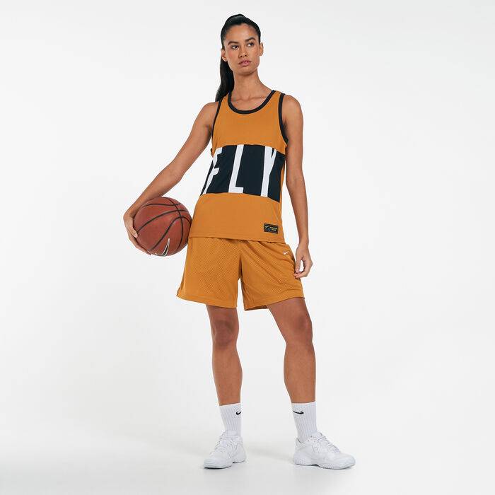 Nike Women's Dri-FIT Swoosh Fly Tank Top yellow Nike Women's Dri-FIT Swoosh Fly Tank Top yellow image number 2
