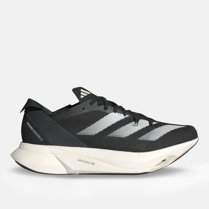 adidas Mens Adizero Adios Pro 3 Running Shoes Black image number 0