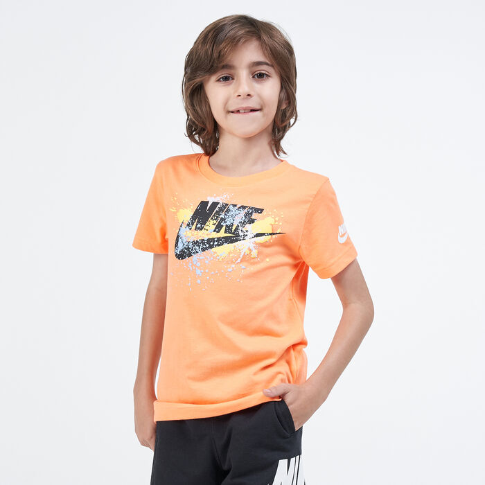 Nike Kids' Wild Run Futura T-Shirt Orange Nike Kids' Wild Run Futura T-Shirt Orange image number 0
