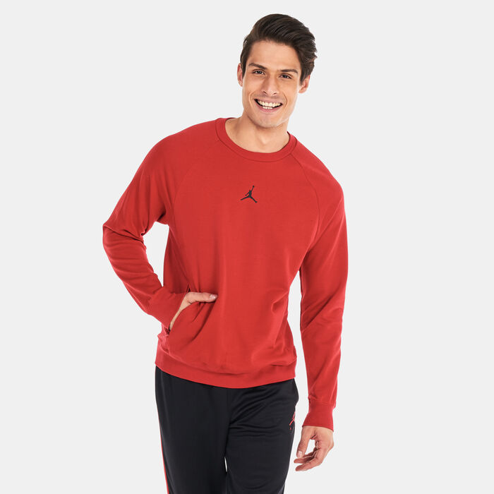 Jordan Men's Dri-FIT Sport Fleece Sweatshirt Red Jordan Men's Dri-FIT Sport Fleece Sweatshirt Red image number 0
