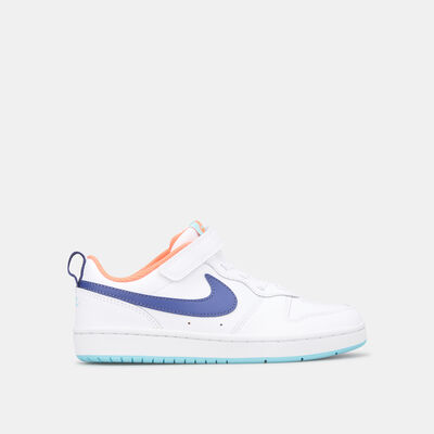 Nike Kids' Court Borough Low 2 Shoe (Younger Kids) White