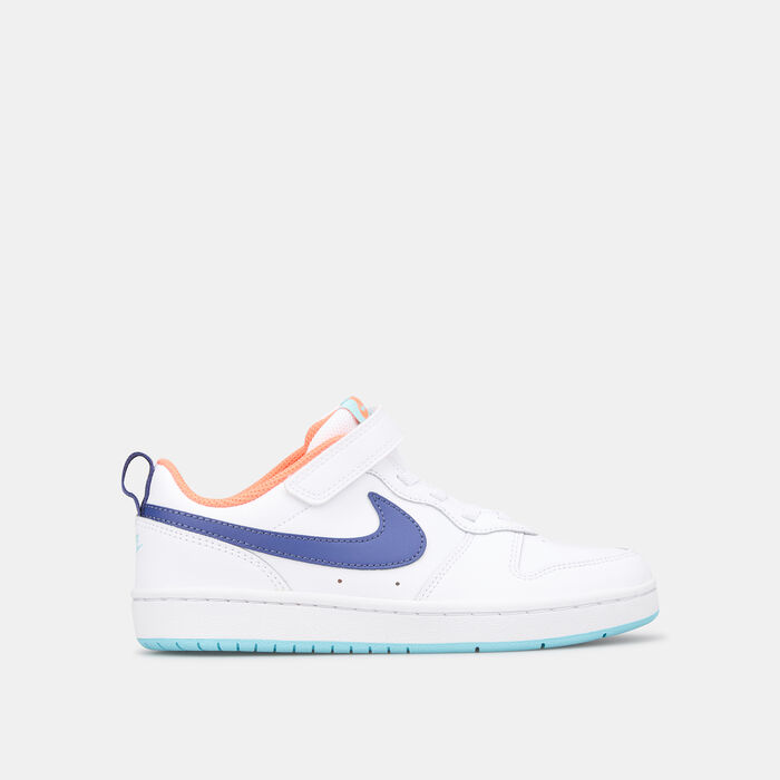 Nike Kids' Court Borough Low 2 Shoe (Younger Kids) White image number 0