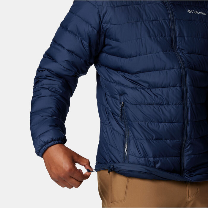 Columbia Men's Powder Lite II Full-Zip Hiking Jacket Blue image number 4