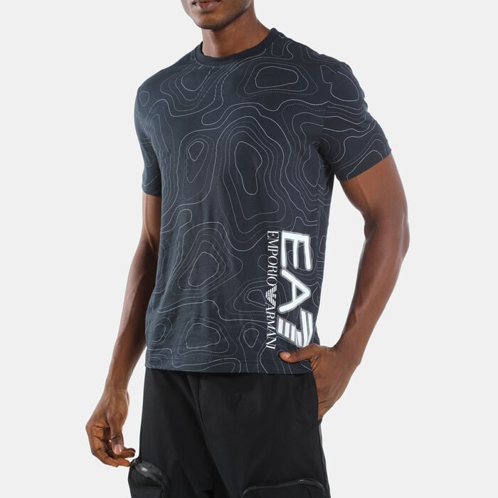 EA7 Emporio Armani Men's Train Visibility Graphic T-Shirt Black EA7 Emporio Armani Men's Train Visibility Graphic T-Shirt Black image number 3