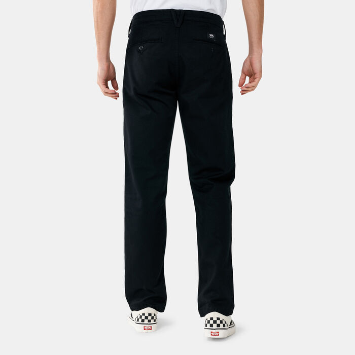 Vans Men's Authentic Chino Slim Pants Black Vans Men's Authentic Chino Slim Pants Black image number 1