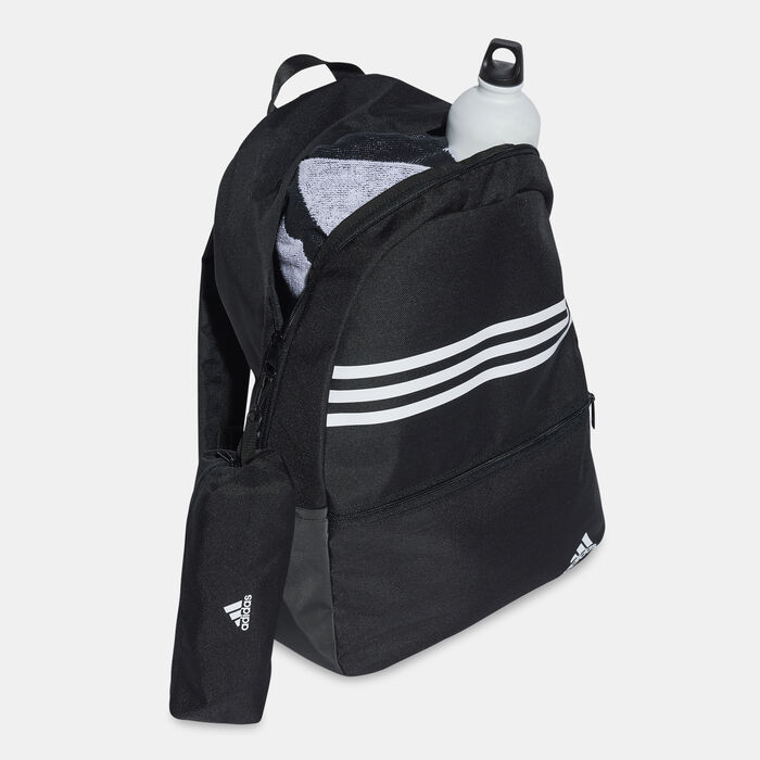 adidas Classic Horizontal 3-Stripes Backpack Black adidas Classic Horizontal 3-Stripes Backpack Black image number 2