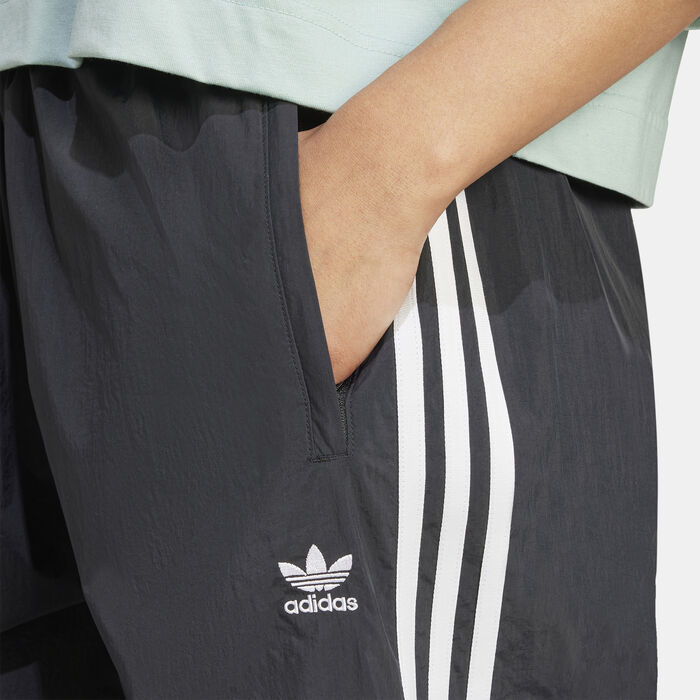 adidas Originals Women's 3-Stripes Woven Parachute Track Pants Black adidas Originals Women's 3-Stripes Woven Parachute Track Pants Black image number 3