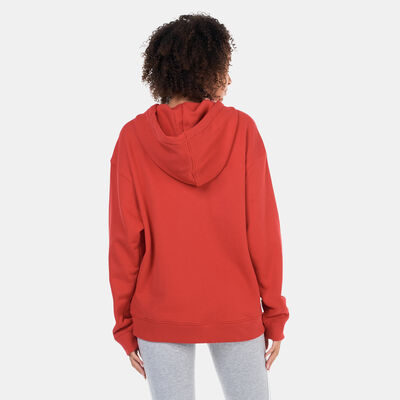 adidas Originals Women's Trefoil Hoodie Red adidas Originals Women's Trefoil Hoodie Red