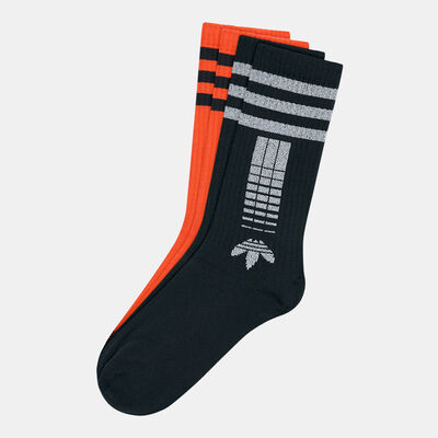 adidas Originals Men's Symbol Crew Socks (2 Pack) Black