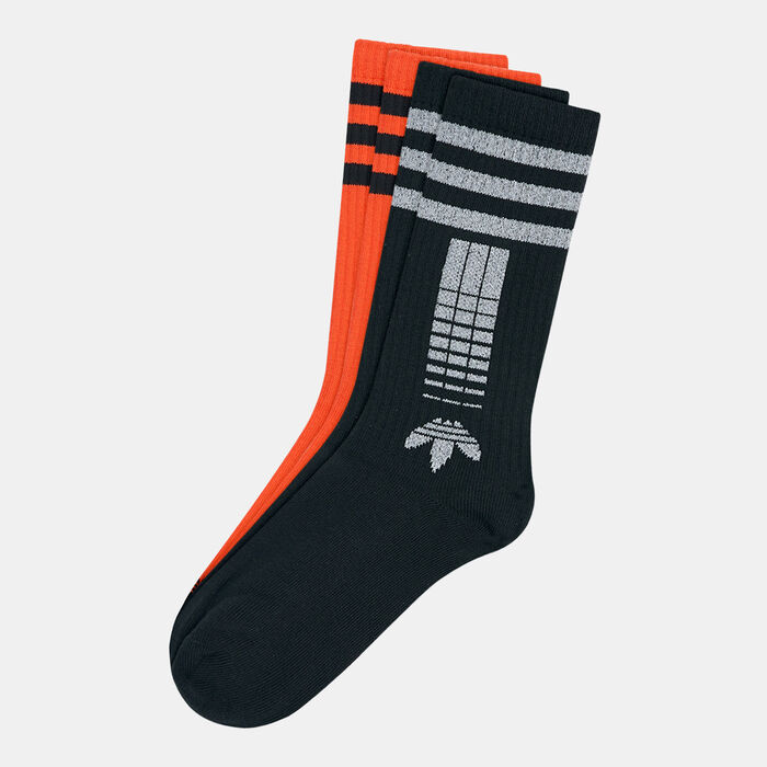 adidas Originals Men's Symbol Crew Socks (2 Pack) Black image number 0