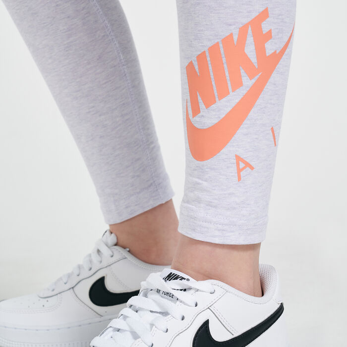 Nike Kids' Sportswear Air Favorites Leggings (Older Kids) Purple Nike Kids' Sportswear Air Favorites Leggings (Older Kids) Purple image number 3