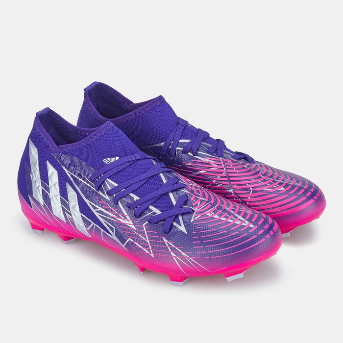 adidas Men's Predator Edge.3 Firm Ground Football Shoe Purple adidas Men's Predator Edge.3 Firm Ground Football Shoe Purple image number 2