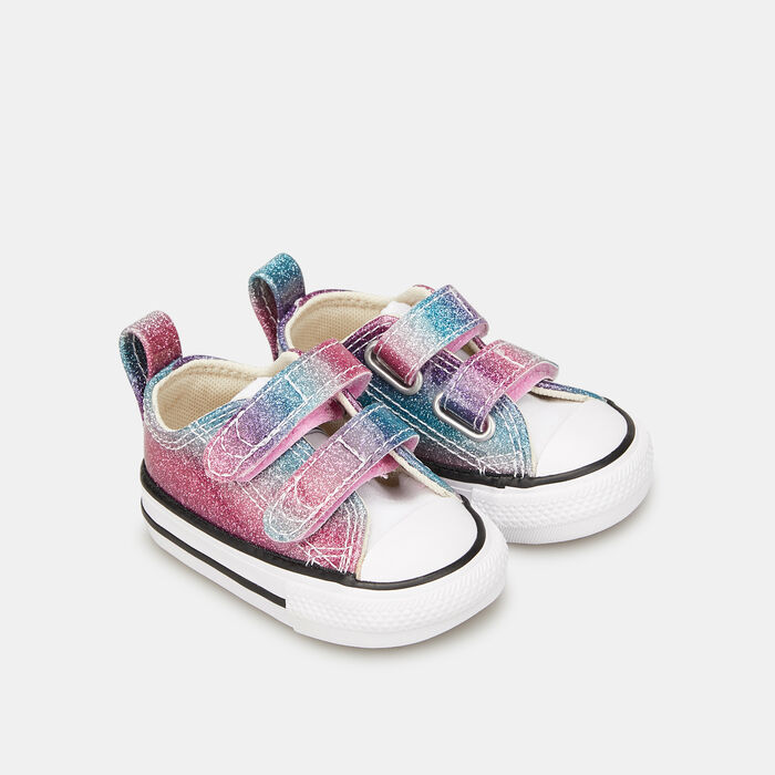 Converse Kids' Chuck Taylor All Star Easy-On Glitter Drip Unisex Shoe White Converse Kids' Chuck Taylor All Star Easy-On Glitter Drip Unisex Shoe White image number 1