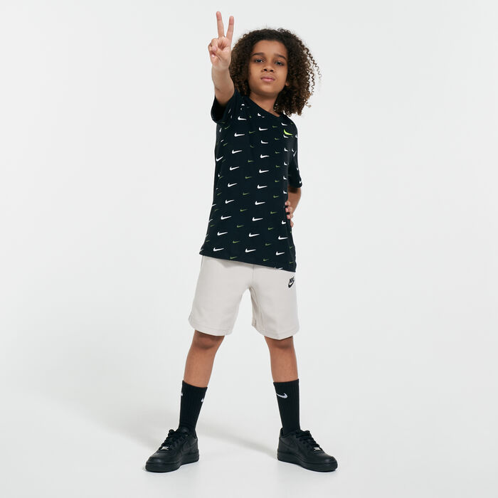 Nike Kids' Sportswear Tech Fleece Shorts Grey Nike Kids' Sportswear Tech Fleece Shorts Grey image number 2