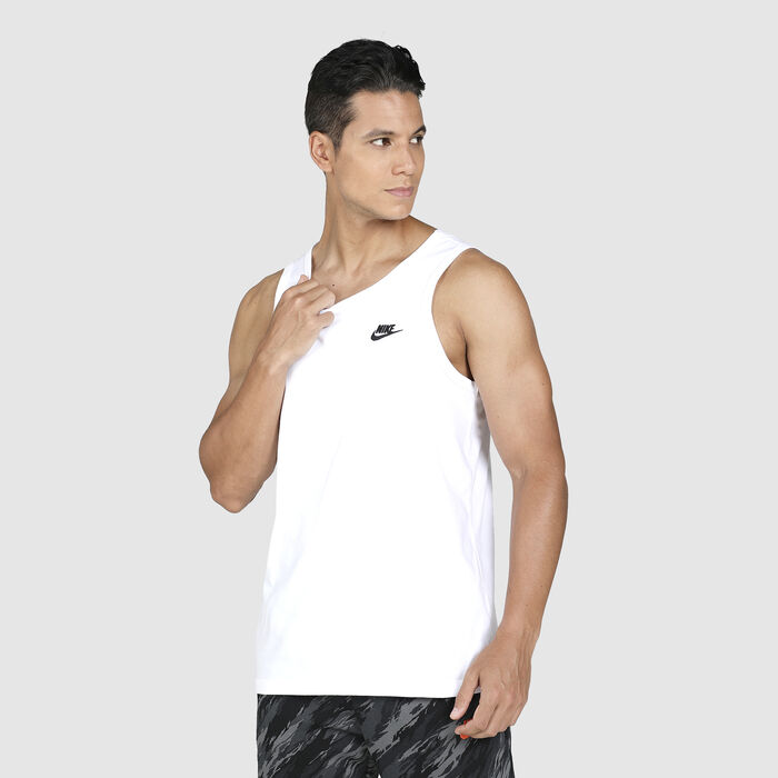 Nike Men's Sportswear Club Tank Top White image number 0