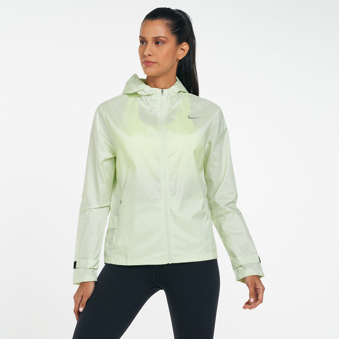 Nike Women's Essential Running Jacket Green Nike Women's Essential Running Jacket Green image number 0