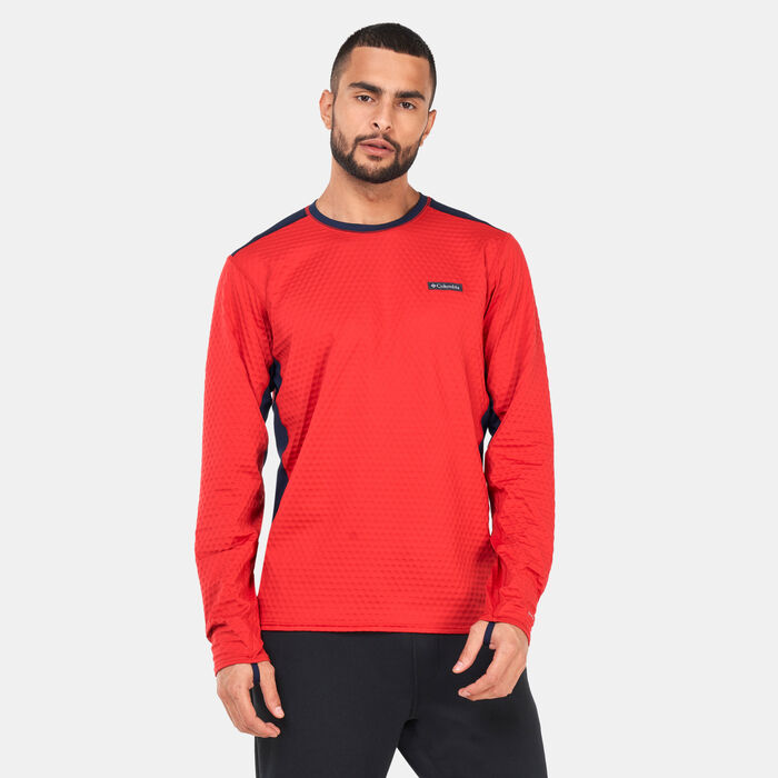 Columbia Men's Bliss Ascent™ Long Sleeve T-Shirt Red Columbia Men's Bliss Ascent™ Long Sleeve T-Shirt Red image number 0