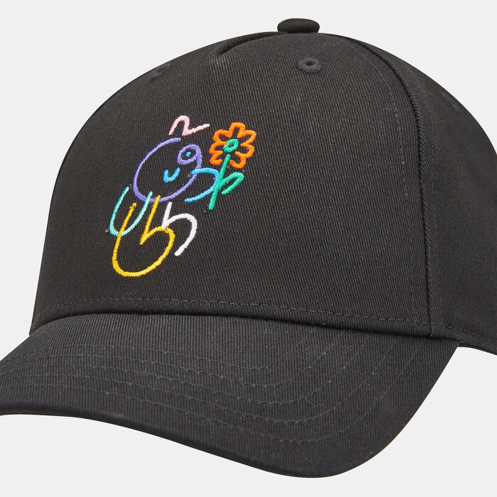 adidas Originals Kids' X James Jarvis Baseball Cap Black adidas Originals Kids' X James Jarvis Baseball Cap Black image number 2