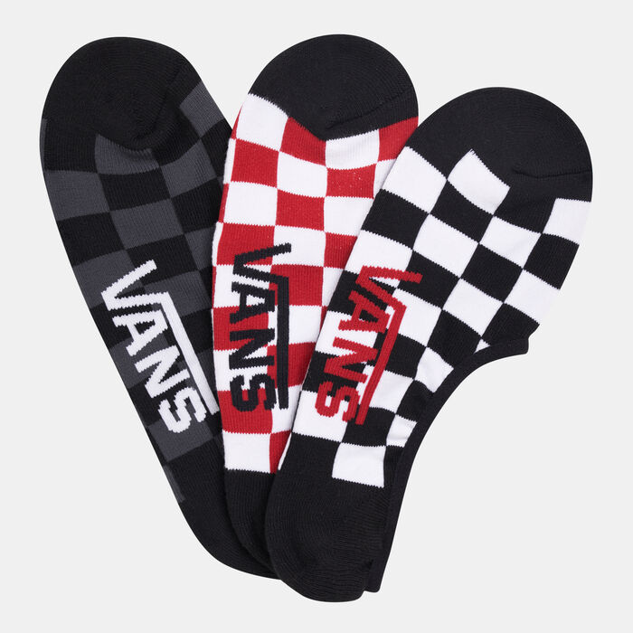 Vans Classic Super No-Show Socks (3 Pack) Red Vans Classic Super No-Show Socks (3 Pack) Red image number 0
