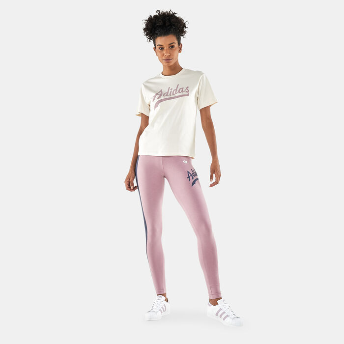 adidas Originals Women's Modern B-Ball Leggings Pink adidas Originals Women's Modern B-Ball Leggings Pink image number 2