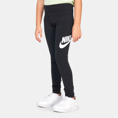 Nike Kids' Sportswear Essential Futura Leggings (Older Kids) Black