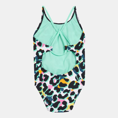 Speedo Kids' JungleSpeak Tieback Swimsuit Multi