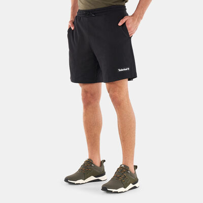 Timberland Men's Woven Badge Sweat Shorts Black Timberland Men's Woven Badge Sweat Shorts Black