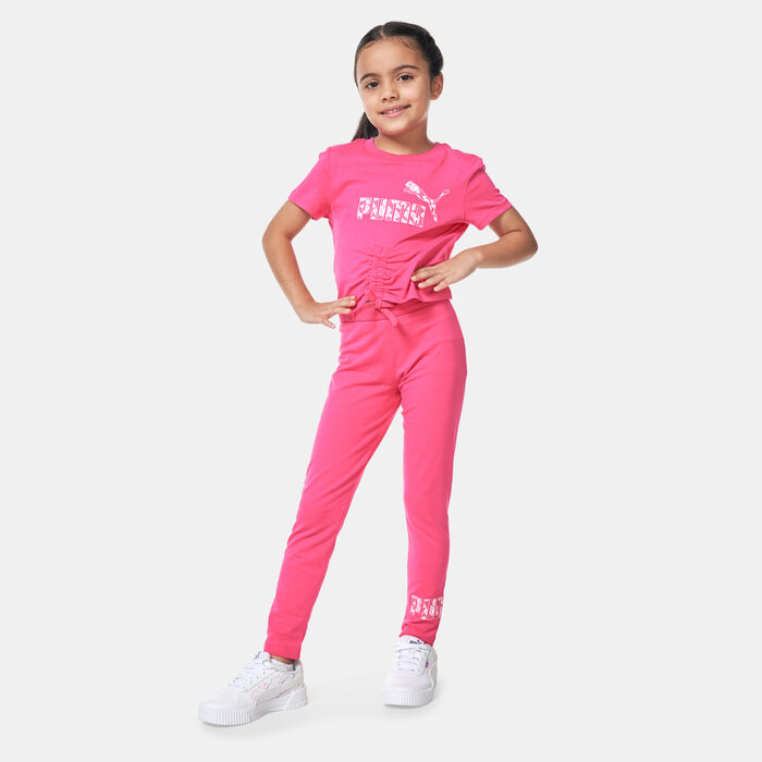 PUMA Kids' Essentials+ Animals Knotted T-Shirt Pink PUMA Kids' Essentials+ Animals Knotted T-Shirt Pink image number 2
