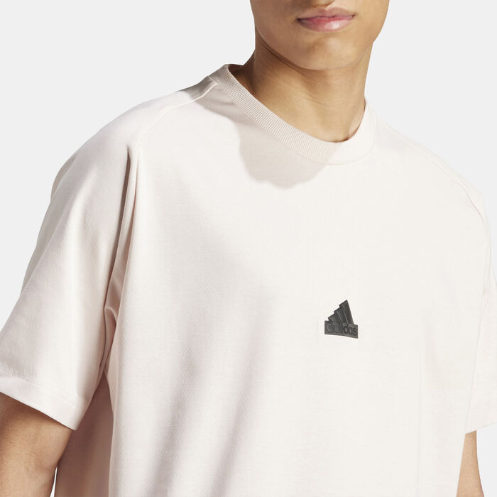 adidas Men's Z.N.E. Training T-Shirt Beige adidas Men's Z.N.E. Training T-Shirt Beige image number 3