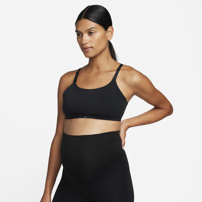 Nike Women's Alate Light-Support Nursing Sports Bra Black