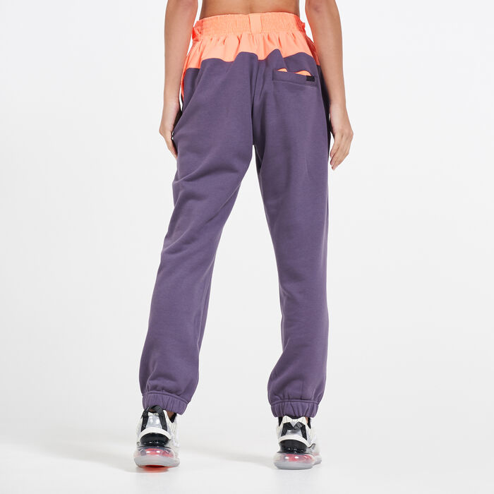 Nike Women's Sportswear Icon Clash Sweatpants Purple Nike Women's Sportswear Icon Clash Sweatpants Purple image number 1
