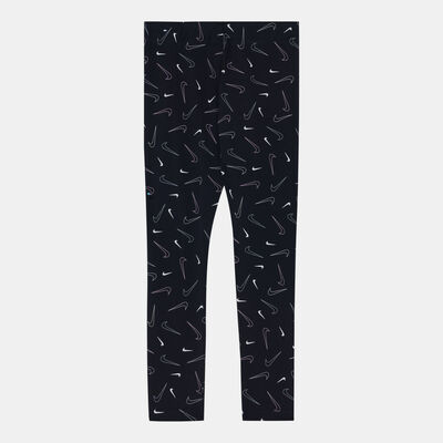 Nike Kids' Sportswear Favorites Allover Print Leggings Black Nike Kids' Sportswear Favorites Allover Print Leggings Black