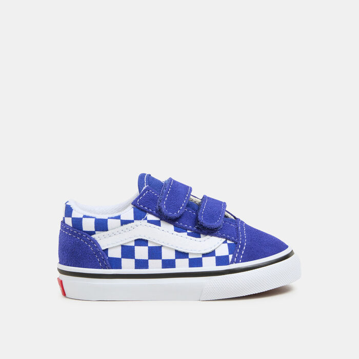 Vans Kids' Old Skool Velcro Shoes (Baby and Toddler) Multi Vans Kids' Old Skool Velcro Shoes (Baby and Toddler) Multi image number 0