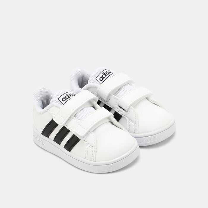 adidas Kids' Grand Court Shoe (Baby and Toddler) White adidas Kids' Grand Court Shoe (Baby and Toddler) White image number 2