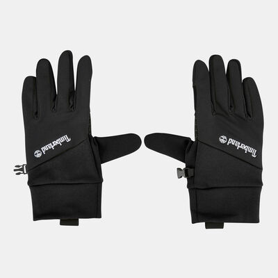 Timberland Men's Stretch Colorblock Softshell Fleece Gloves Black Timberland Men's Stretch Colorblock Softshell Fleece Gloves Black